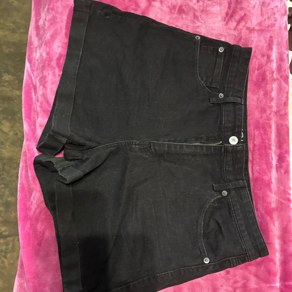 No Boundaries Black Jean Shorts